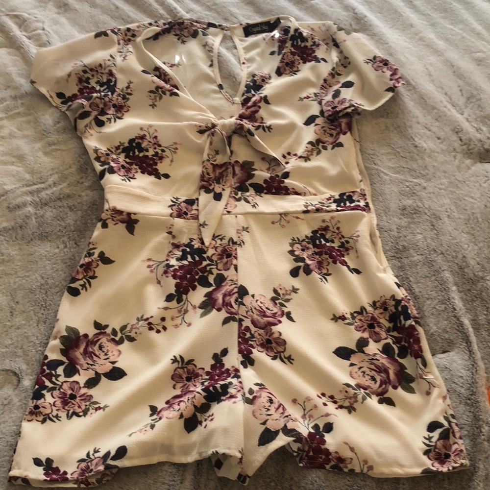 Cream color romper